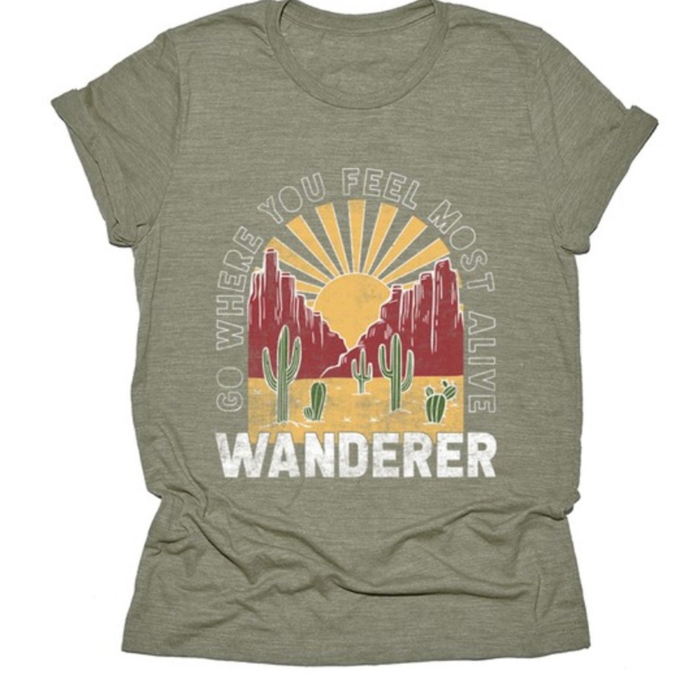 Wanderer graphic tee.
